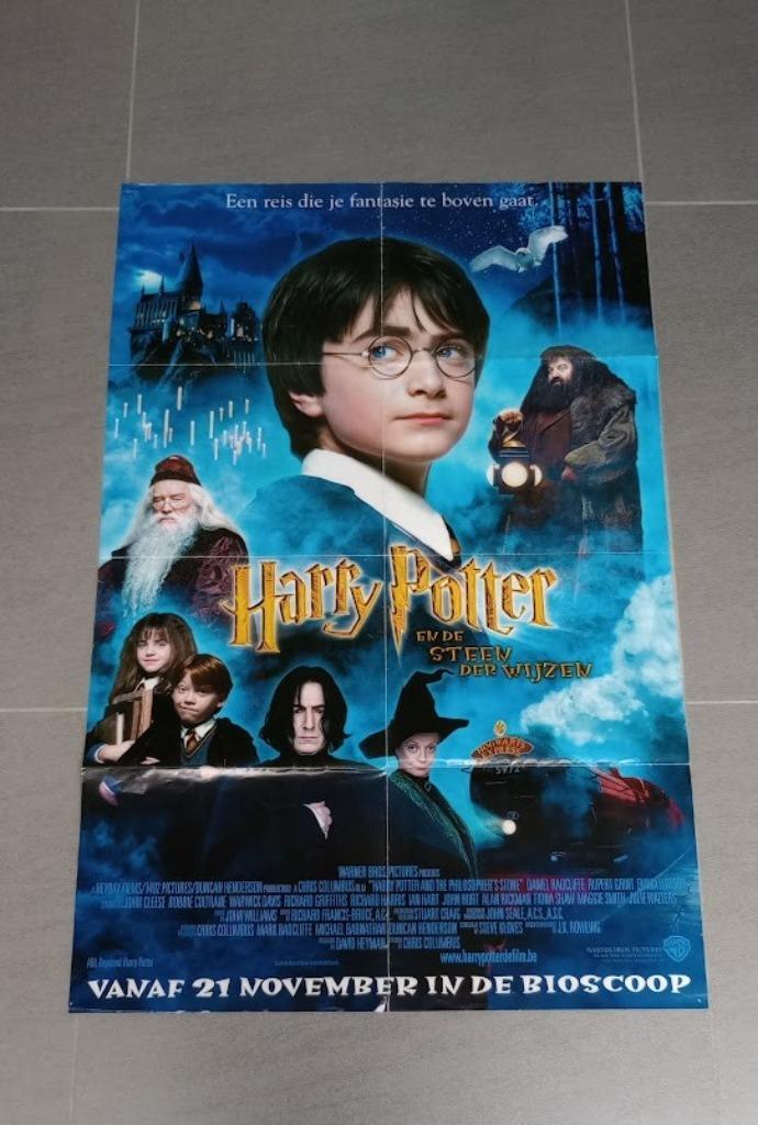 Harry Potter: grote poster, Verzamelen, Harry Potter, Gebruikt, Boek of Poster, Ophalen of Verzenden