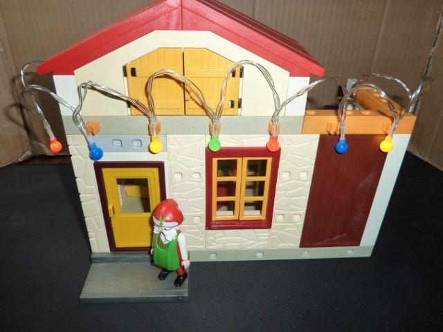 Huis huisje van de kerstman kersthuisje kerst kerststal 3, Kinderen en Baby's, Speelgoed | Playmobil, Zo goed als nieuw, Complete set
