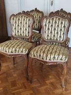 Louis XVI zetel en 4 stoelen, Antiek en Kunst, Antiek | Meubels | Stoelen en Sofa's, Ophalen