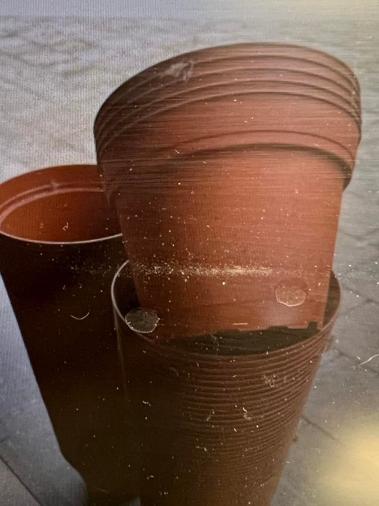 bloempot, Ophalen, Rond