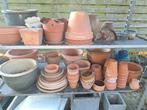 Allerlei stenen bloempotten, Ophalen, Gebruikt, Rond, Terracotta