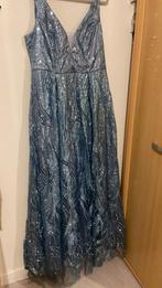 Robe de bal, Kleding | Dames, Trouwkleding en Trouwaccessoires, Bruidsmeisjeskleding, Blauw, Queen size, Zo goed als nieuw