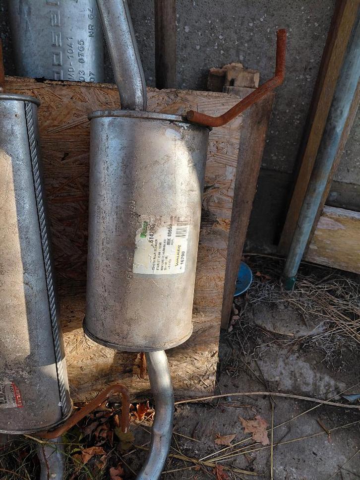 Toyota Starlet 1989 - 1995 p80  achterste uitlaatpot, Auto-onderdelen, Uitlaatsystemen, Toyota, Nieuw, Ophalen