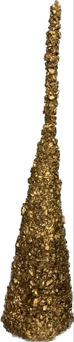 Kerstboom Vintage kunstwerk verguld tafeldesgn, Ophalen of Verzenden, Nieuw