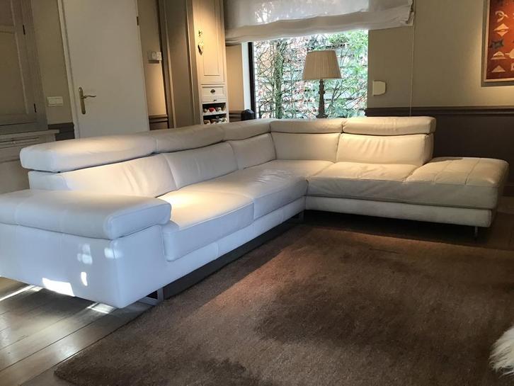 Lederen zetel natuzzi editions 2012, Huis en Inrichting, Zetels | Complete zithoeken, Gebruikt, Ophalen