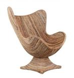 GRAND fauteuil oeuf rotin années 80