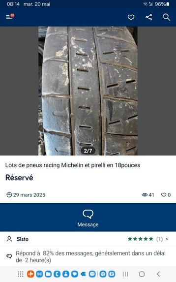 Attention ️ ️ pneus pourris de plus de 10 ans  beschikbaar voor biedingen