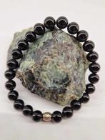 Onyx 8mm natuurstenen armband, Overige materialen, Met edelsteen, Verzenden, Zwart