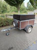 gesloten aanhangwagen ( vissersremork ), Ophalen, Gebruikt