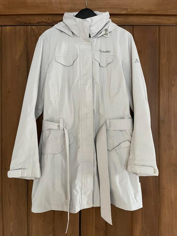 Schöffel regenjas maat 40, Kleding | Dames, Jassen | Zomer, Nieuw, Maat 38/40 (M), Beige, Ophalen of Verzenden