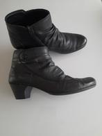 Enkellaarsjes merk Rieker 40, Zwart, Lage of Enkellaarzen, Ophalen of Verzenden, Zo goed als nieuw