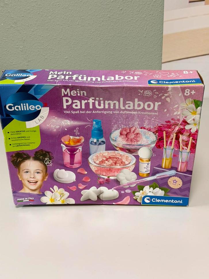 Clementoni Parfumlaboratorium parfum maken – Nieuw DUITS 8+, Kinderen en Baby's, Speelgoed | Educatief en Creatief, Nieuw, Knutselen