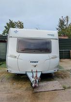 Fendt Topas 520 FDS caravan, Caravans en Kamperen, Vast bed, Rondzit, Schokbreker, Particulier