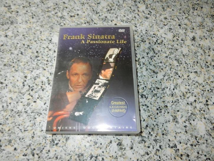 nr.1703- Dvd: Frank Sinatra a passionate life - docu, Cd's en Dvd's, Dvd's | Documentaire en Educatief, Zo goed als nieuw, Overige typen