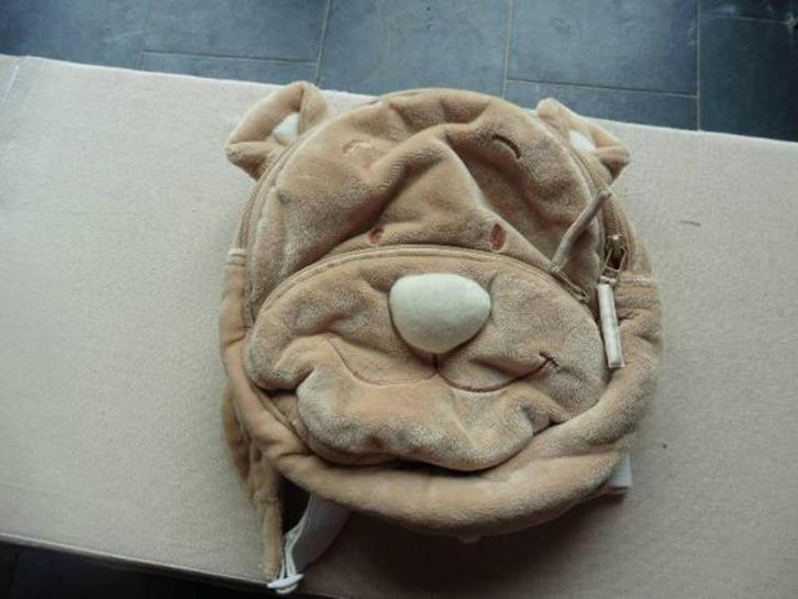 Cartable Noukies, Handtassen en Accessoires, Tassen | Schooltassen, Zo goed als nieuw, Rugtas, Bruin, Ophalen of Verzenden