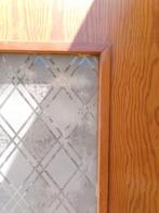 BINNENDEUREN - HOUT EN DECORATIEF GLAS, Ophalen, Gebruikt, Glas