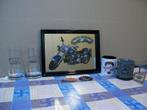 Harley Davidson Motor Moto - Spiegel Glas Asbak Mok Vintage, Motoren, Ophalen of Verzenden, Zo goed als nieuw