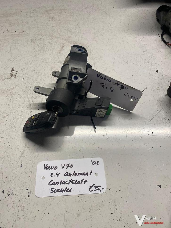 Volvo V70 2.4 B Automaat 2002 Contactslot met sleutel, Auto-onderdelen, Carrosserie, Gebruikt, Ophalen of Verzenden