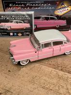 1/24 pink cadillac 1955 Elvis eigen verzameling, Ophalen of Verzenden