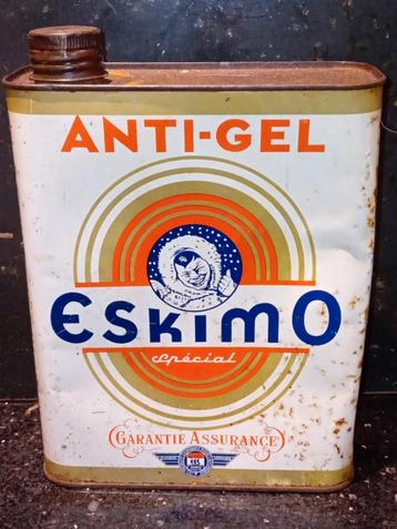 Boîte décorative ESKIMO ANTI-GEL rare, Enlèvement ou Envoi, Utilisé