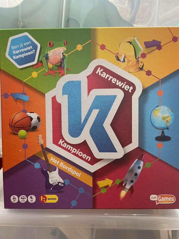 karrewiet kampioen, Hobby en Vrije tijd, Gezelschapsspellen | Bordspellen, Zo goed als nieuw, Ophalen