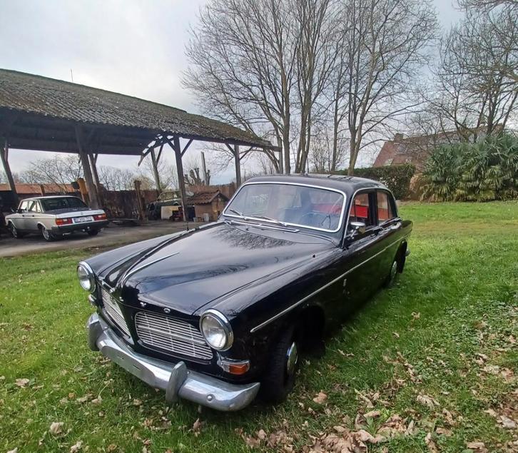 Volvo Amazon, Auto's, Oldtimers, Particulier, Volvo, Benzine, Overige carrosserie, 4 deurs, Handgeschakeld, Zwart, Zwart, Kunstmatig leder