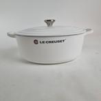 Le Creuset Ovale braadpan 29 cm Katoen mat/Nieuw in Doos!, Ophalen, Gietijzer, Nieuw, Keramische plaat