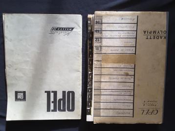 Werkplaatshandboeken Opel Kadett B, Olympia A, Kadett Rallye beschikbaar voor biedingen