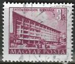 Hongarije 1951-1952 - Yvert 1010 - Heropbouwingsplan (ST), Timbres & Monnaies, Timbres | Europe | Hongrie, Affranchi, Envoi