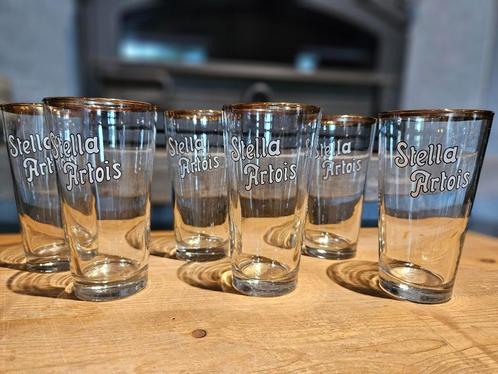 oude stella artois glazen, Collections, Verres & Petits Verres, Comme neuf, Enlèvement ou Envoi