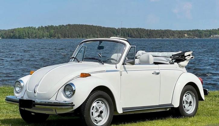 VW TRIPLE WHITE Beetle uit 1979, Auto's, Volkswagen, Particulier, Beetle (Kever), Cabriolet, Wit, Ophalen
