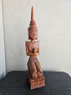 Houten beeldje Hindoegoed Thailand, Antiek en Kunst, Ophalen of Verzenden