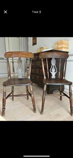 Een paar stoelen in Engelse stijl uit de 19e eeuw, Huis en Inrichting, Ophalen, Twee