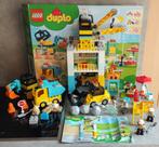 lego duplo 10933 torenkraan en bouwterrein, Ophalen of Verzenden, Gebruikt, Complete set, Duplo