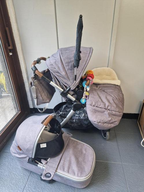 Buggy met slaapmand van Maxi-Cosi, Kinderen en Baby's, Buggy's, Zo goed als nieuw, Maxi-Cosi, Duomodel, Regenhoes, Verstelbare rugleuning