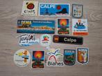 Lot souvenir stickers land Spanje Calpe Denia Ronda, Ophalen of Verzenden, Zo goed als nieuw, Overige typen