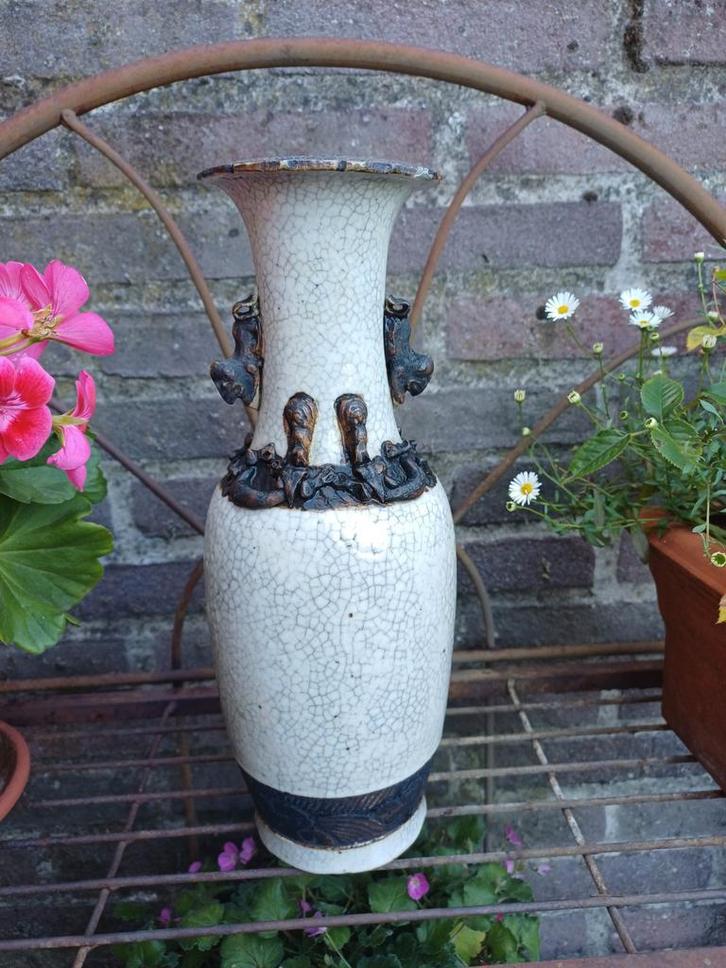 Chinees Nanking oude vaas ., Antiek en Kunst, Curiosa en Brocante, Ophalen