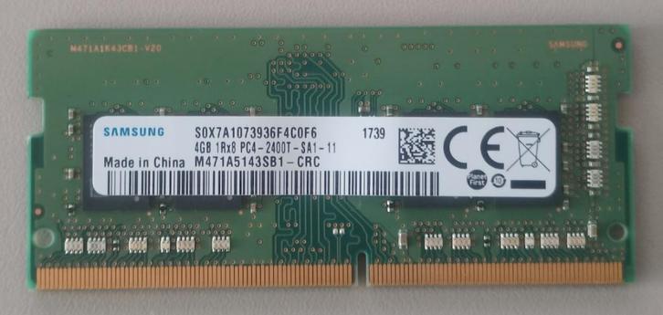 RAM SODIMM 4GB DDR4, Computers en Software, RAM geheugen, Gebruikt, Desktop, 4 GB, DDR4, Ophalen of Verzenden