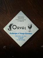 Sous bock Orval beschermengel, Verzamelen, Verzenden, Zo goed als nieuw, Viltje(s), Overige merken