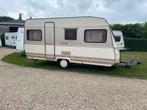 Caravan Dethleffs met voortent, 2 zitruimtes, toilet, Caravans en Kamperen, Caravans, Particulier, Uitbouw voortent, Dethleffs