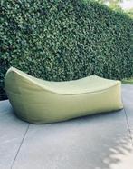 XXL Design Lounge Pouf Vert Lit de repos Chaise longue