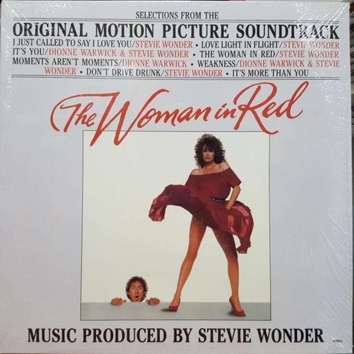 LP- Stevie Wonder - The New Woman in Red, Cd's en Dvd's, Vinyl | Pop, Ophalen of Verzenden