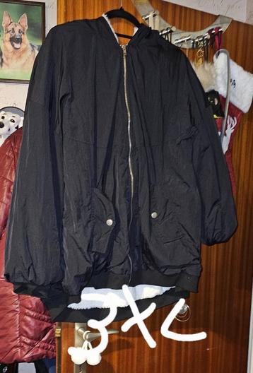2 dames jassen zwarte 3XL van shein en grijze is maat L, Kleding | Dames, Jassen | Winter, Ophalen, Gedragen, Maat 42/44 (L)