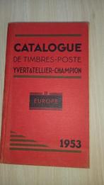 Catalogue Yvert Tellier 1953 lot 194, Catalogue, Enlèvement ou Envoi