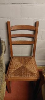 Rieten stoel 6 stuks, Comme neuf, Brun, Enlèvement, Cinq, Six Chaises ou plus