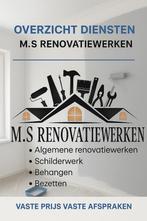 Renovatiewerken M.S Renovatiewerken, Diensten en Vakmensen, 24-uursservice