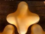Amberkleurige Vintage Foscarini Qua wand of plafondlamp, Huis en Inrichting, Ophalen of Verzenden, Glas