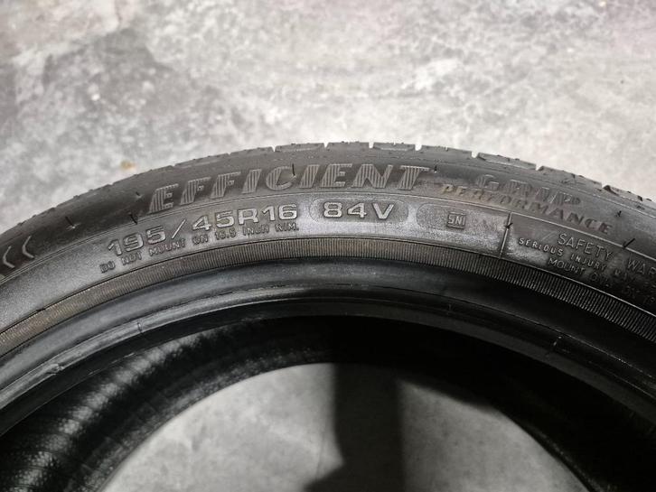 Autobanden Goodyear 195/45R16 84V te koop (4st), Autos : Divers, Accessoires de voiture, Comme neuf, Enlèvement
