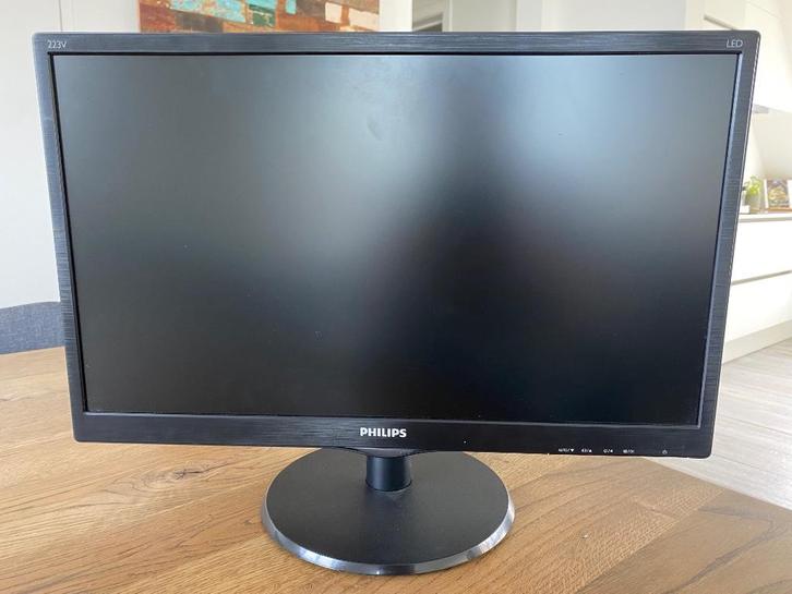 Computerscherm Philips 21,5”, Computers en Software, Monitoren, Zo goed als nieuw, 60 Hz of minder, HDMI, VGA, Kantelbaar, TN