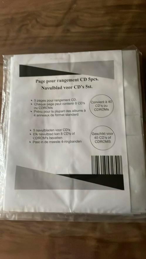 Navulblad voor CD 5 stuks, CD & DVD, CD | Autres CD, Neuf, dans son emballage, Enlèvement ou Envoi